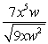 Rationalize the denominator and then simplify.  
