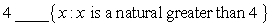 <strong>Use or in blank place to indicate whether the given object is an element of the given set. </strong> A) B)