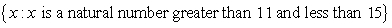 <strong>Write the following set a second way. </strong> A) B) C) D) E)