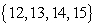 <strong>Write the following set a second way. </strong> A) B) C) D) E)