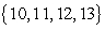 <strong>Write the following set a second way. </strong> A) B) C) D) E)