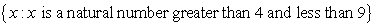 <strong>Write the following set a second way. </strong> A) B) C) D) E)