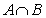 <strong>If the sets A and B are nonempty and disjoint, what does equal? </strong> A) B) C) D) E)
