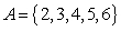 <strong>Find , the intersection of sets A and B. and </strong> A) B) C) D) E)