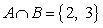 <strong>Find , the intersection of sets A and B. </strong> A) B) C) D) E)