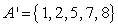 <strong>Assume thatand that U is the universal set of natural numbers less than 11. Find </strong> A) B) C) D) E)
