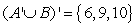 <strong>Assume that and that U is the universal set of natural numbers less than 11. Find . </strong> A) B) C) D) E)
