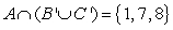 <strong>Assume that and that U is the universal set of natural numbers less than 11. Find . </strong> A) B) C) D) E)