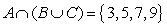 <strong>Assume that and that U is the universal set of natural numbers less than 11. Find . </strong> A) B) C) D) E)