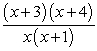 <strong>Express the following expression as a single fraction with no common factors in the numerator and denominator. </strong> A) B) C) D) E)