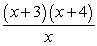 <strong>Express the following expression as a single fraction with no common factors in the numerator and denominator. </strong> A) B) C) D) E)