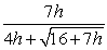 <strong>Rationalize the numerator of the fraction and simplify. </strong> A) B) C) D) E)