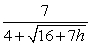 <strong>Rationalize the numerator of the fraction and simplify. </strong> A) B) C) D) E)