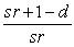 <strong>Two thin lenses with focal lengths s and r and separated by a distance d have their combined focal length given by the reciprocal of . Combine the fractions in the expression above and use the reciprocal of your result to find the combined focal length. </strong> A) B) C) D) E)