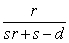 <strong>Two thin lenses with focal lengths s and r and separated by a distance d have their combined focal length given by the reciprocal of . Combine the fractions in the expression above and use the reciprocal of your result to find the combined focal length. </strong> A) B) C) D) E)