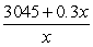 <strong>A company's average cost per unit when x units are produced is defined to be . Suppose a company's average costs are given by . Express the average cost as a single fraction. </strong> A) B) C) D) E)