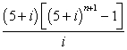 <strong>The formula for the future value of an annuity due involves the expression . Write this expression over a common denominator and factor the numerator to simplify. </strong> A) B) C) D) E)