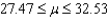 <strong>If what is the confidence interval?</strong> A) B) C) D)