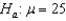 <strong>Which of the following alternative hypotheses would require using a two-tailed test?</strong> A) B) C) D)