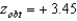 <strong>Suppose you conduct an experiment and your is statistically significant at +3.45.How would you correctly interpret this result?</strong> A) B) C) D)