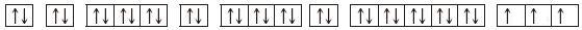 <strong>Choose the correct orbital diagram for arsenic.</strong> A) B) C) D)