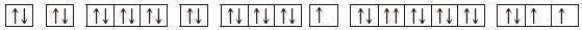 <strong>Choose the correct orbital diagram for arsenic.</strong> A) B) C) D)
