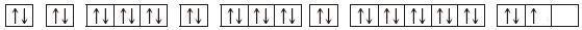 <strong>Choose the correct orbital diagram for arsenic.</strong> A) B) C) D)