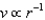 <strong>If a galaxy had no dark matter,how would the velocity (v)of a star that orbited far outside the visible extent of the galaxy depend on its distance (r)from the center of the galaxy?</strong> A) B) C) D)