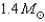 <strong>A Type I supernova occurs when a white dwarf exceeds a mass of __________.</strong> A) B) C) D)