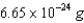 Calculate the amount of energy released by converting 4 hydrogen atoms into 1 helium atom.The mass of a hydrogen atom is   ;the mass of a helium atom is   .The speed of light is   .<div style=padding-top: 35px> 