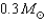 <strong>You discover a binary star system in which star A has a velocity of 10 km/s and star B has a velocity of 30 km/s.If you study the system further and find out that the orbital period is 30 days and the orbital separation is 0.3 AU then what are the masses of stars A and B?</strong> A) Star A is and Star B is . B) Star A is and Star B is . C) Star A is and Star B is . D) Star A is and Star B is .