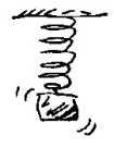 <strong>Use the following figure to answer the question: A weight suspended from a spring bobs up and down over a distance of 1 meter in two seconds.Its frequency is</strong> A)0)5 hertz. B)1 hertz. C)2 hertz. D)None of the above choices are correct.