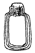Use the following figure to answer the question: -A Thermos bottle has double glass walls with silver coating on the glass surfaces that face one another.The silver coating reduces the energy that is transferred by