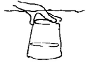 <strong>Use the following figure to answer the question: The depth to which an inverted drinking glass must be pushed beneath the surface of water so that the volume of enclosed air is squeezed to half is</strong> A)76 cm. B)10.3 m. C)14.7 m. D)20.6 m. E)29.4 m.
