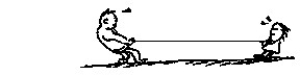 <strong>Use the following figure to answer the question: Arnold Strongman and Suzie Small each pull very hard on opposite ends of a massless rope in a tug-of-war.The greater force on the rope is exerted by</strong> A)Arnold,of course. B)Suzie,surprisingly. C)both the same,interestingly enough.