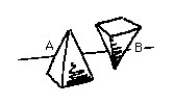 Figure M-1    -Which of the two identical pyramids is exerting the most pressure on the floor?