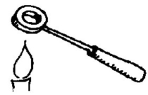 Figure H-1    -When an iron ring is heated, the hole becomes