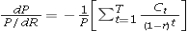 <strong>The percentage change in price (P)with respect to the continuously compounded yield of a bond maturing in T years,with cash flows of Ct at date t,t = 1,...,T is _____.</strong> A) B) C) D)