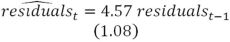 <strong>Suppose that you are performing the Regression test for AR(1)and you get (standard errors in parentheses)with 50 observations You would conclude that</strong> A)autocorrelation is not present in the data. B)autocorrelation is present in the data. C)heteroskedasticity is not present in the data. D)heteroskedasticity is present in the data.