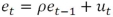 <strong>The second step in the first iteration of the Cochrane-Orcutt method for AR(1)is to estimate the model</strong> A) to generate an estimate of . B) to generate an estimate of . C) to generate an estimate of and . D) to generate an estimate of .
