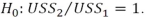 <strong>The alternative hypothesis for the Goldfeld-Quandt test is</strong> A) B) C) D)
