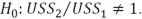 <strong>The alternative hypothesis for the Goldfeld-Quandt test is</strong> A) B) C) D)