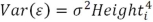 <strong>Suppose you wish to explain variation in body mass index (BMI)by variation in height (in inches)by estimating the model And you suspect heteroskedasticity of the form )You could perform Weighted Least Squares by estimating the model</strong> A) . B) . C) . D) .