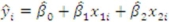 Suppose you estimate the sample multiple linear regression function where x<sub>2i</sub> is a binary dummy variable equal to 1 if the individual possess a given characteristic and 0 if he or she does not.Demonstrate and explain how to interpret .