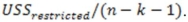 <strong>The numerator of the appropriate test statistic for testing for the joint significance of a subset of independent variables is</strong> A) B) C) D)