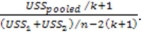 <strong>The test statistic for this Chow test is</strong> A) B) C) D)