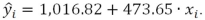 <strong>Suppose you determine the estimated sample regression function to be You would conclude that</strong> A)y<sub>i</sub> is estimated to equal 473.65 when x<sub>i</sub> = 0. B)y<sub>i</sub> is estimated to increase by 473.65 for every one unit increase in x<sub>i</sub>. C)y<sub>i</sub> is estimated to decrease by 473.65 for every one unit increase in x<sub>i</sub>. D)y<sub>i</sub> is estimated to increase by 1,016.82 for every one unit increase in x<sub>i</sub>.