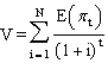 <strong>A valuation model that explicitly accounts for risk can be written as:</strong> A) B) C) D)