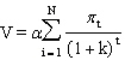 <strong>A valuation model that explicitly accounts for risk can be written as:</strong> A) B) C) D)