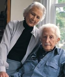 <strong>This picture shows Erik Erikson and his wife Joan. Erikson isbest known for: </strong> A)proposing an influential theory of development that has eight stages over the lifespan, with each stage having a psychosocial conflict that has to be resolved. B)proposing a theory of moral development with three distinct levels, each level having two stages that represent different degrees of moral reasoning. C)proposing the notion of the zone of proximal development, which refers to the gap between what children can accomplish on their own and what they can accomplish with the help of others who are more competent. D)proposing that children progress through four distinct cognitive stages of development, and each stage marks a shift in how they think and understand the world.
